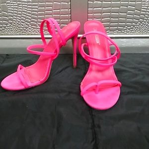 Hot pink heels